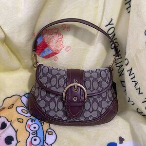 Coach Soho Signature Jacquard Top Handle Shoulder Bag